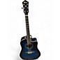 Used Ibanez v70ce Blue Burst Acoustic Electric Guitar thumbnail