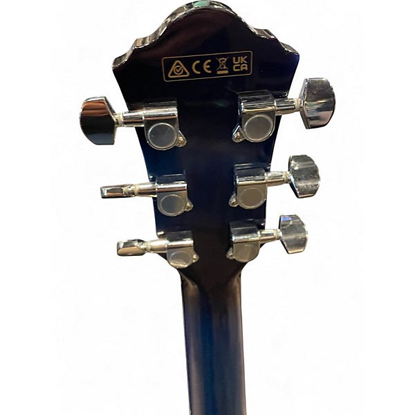 Used Ibanez v70ce Blue Burst Acoustic Electric Guitar