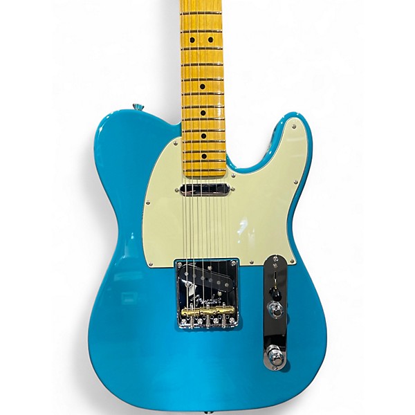Used Fender American Professional II Telecaster Miami blue Solid Body Electric Guitar