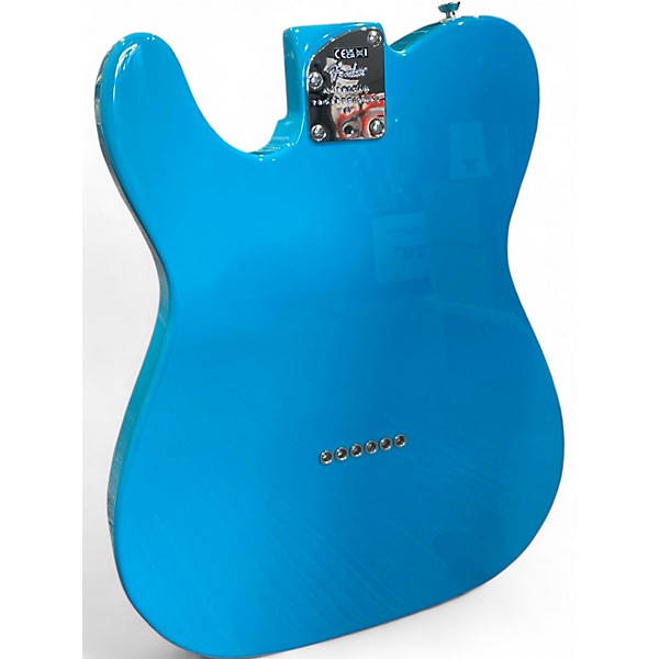 Used Fender American Professional II Telecaster Miami blue Solid Body Electric Guitar