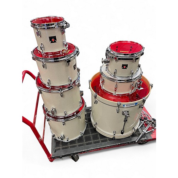 Used TAMA 7 Piece Superstar Classic Maple Champagne Sparkle Drum Kit