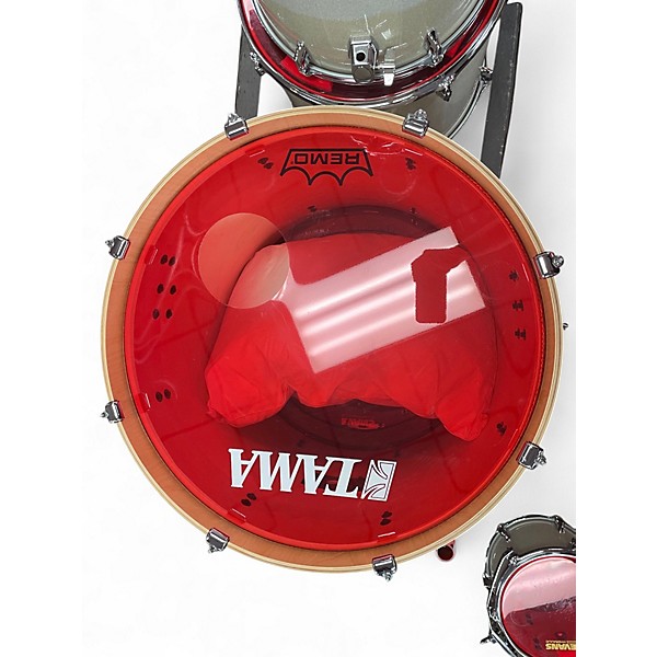 Used TAMA 7 Piece Superstar Classic Maple Champagne Sparkle Drum Kit