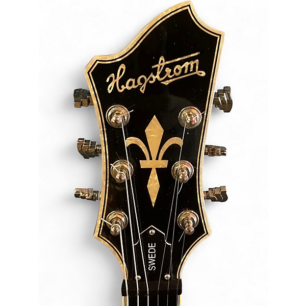 Used Hagstrom Standard Swede Black Solid Body Electric Guitar