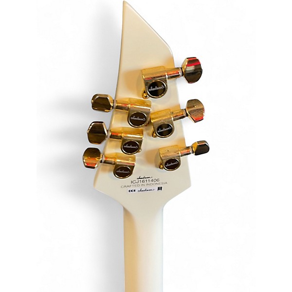 Used Jackson Pro Series Monarkh SCQ White Solid Body Electric Guitar