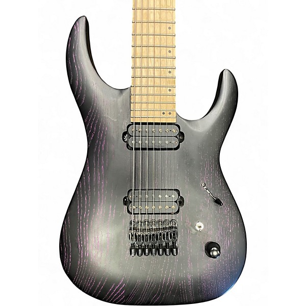 Used Legator Ninja 7 PURPLE AND BLACK Solid Body Electric Guitar