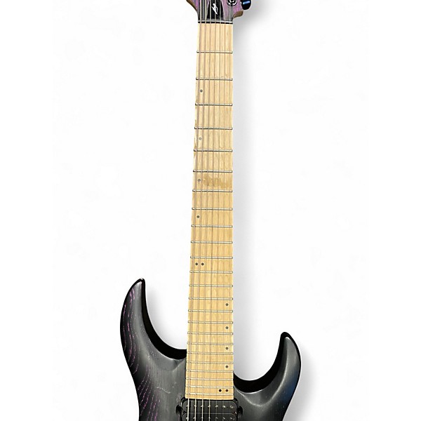 Used Legator Ninja 7 PURPLE AND BLACK Solid Body Electric Guitar