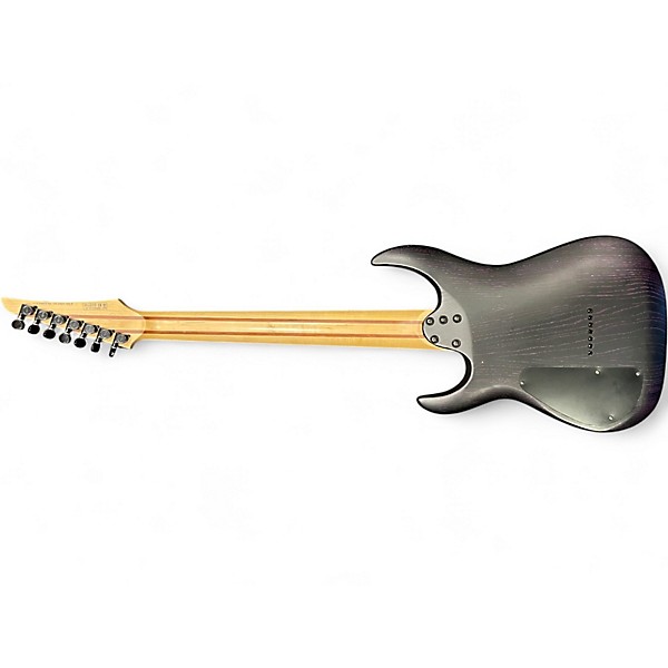 Used Legator Ninja 7 PURPLE AND BLACK Solid Body Electric Guitar