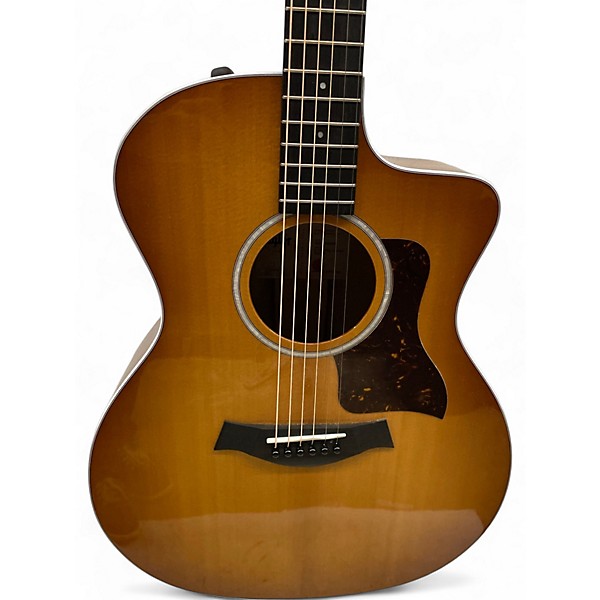 Used Taylor 214CE PLUS SPECIAL EDITION SHADED EDGE BURST Acoustic Electric Guitar