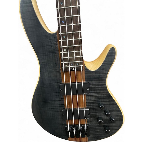 Used Schecter Guitar Research CHARLES BERTHOUD-CB4 Black Electric Bass Guitar