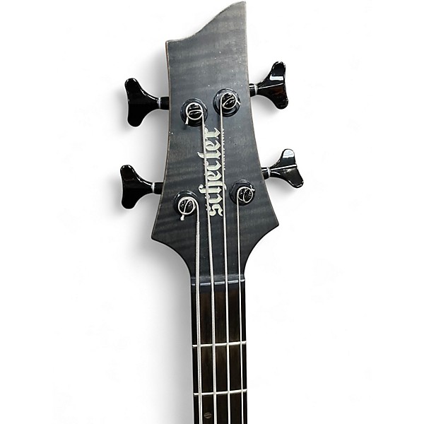 Used Schecter Guitar Research CHARLES BERTHOUD-CB4 Black Electric Bass Guitar