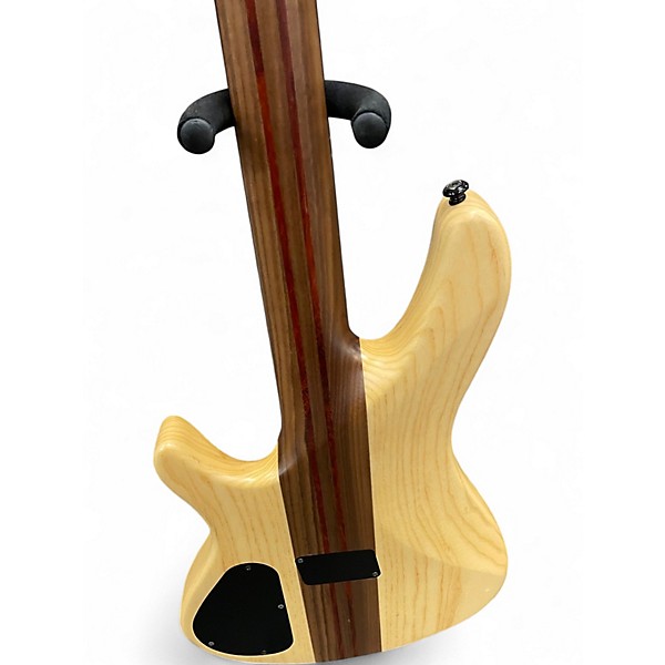 Used Schecter Guitar Research CHARLES BERTHOUD-CB4 Black Electric Bass Guitar