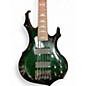 Used ESP LTD DK5 Trans Green Electric Bass Guitar