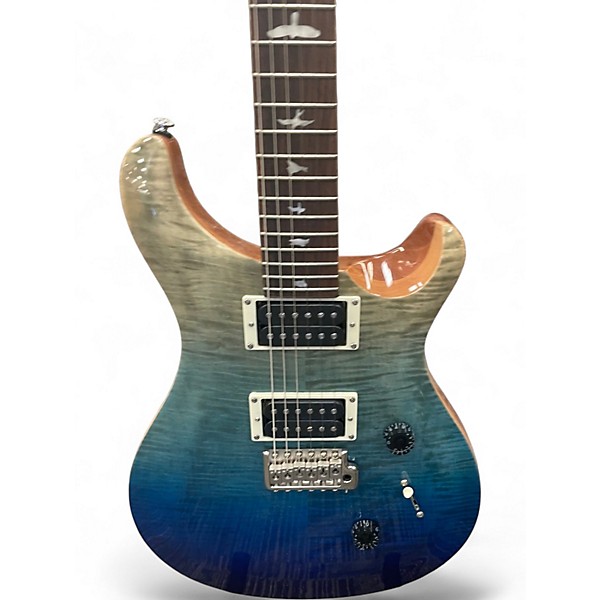 Used PRS SE Custom 24 Trans Blue Burst Solid Body Electric Guitar