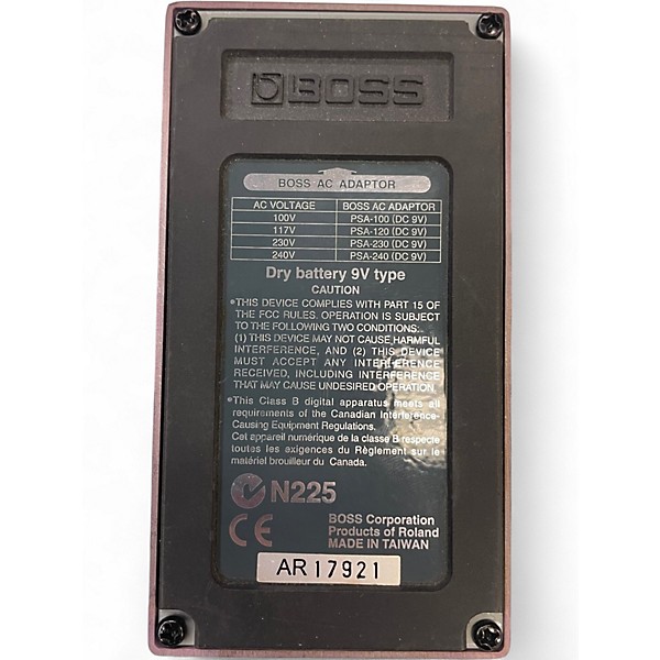 Used BOSS BF3 Flanger Effect Pedal