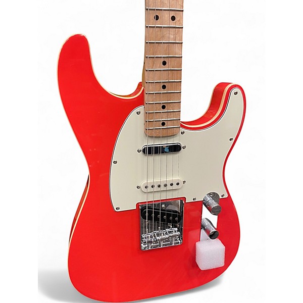 Used Squier nashville paranormal fiesta red Fiesta Red Solid Body Electric Guitar