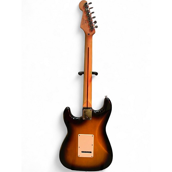 Used Squier Bullet Stratocaster HSS 2 Tone Sunburst Solid Body Electric Guitar