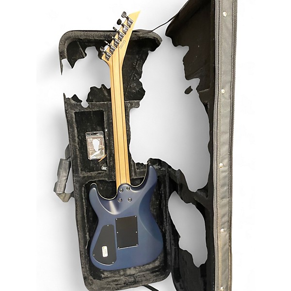 Used Jackson MJ Series Dinky DKRP Sapphire Blue Trans Solid Body Electric Guitar