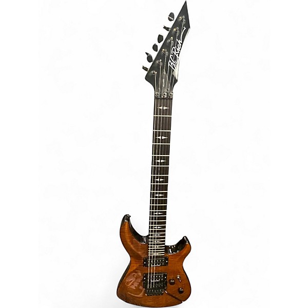 Used B.C. Rich VILLAIN Tiger Eye Solid Body Electric Guitar