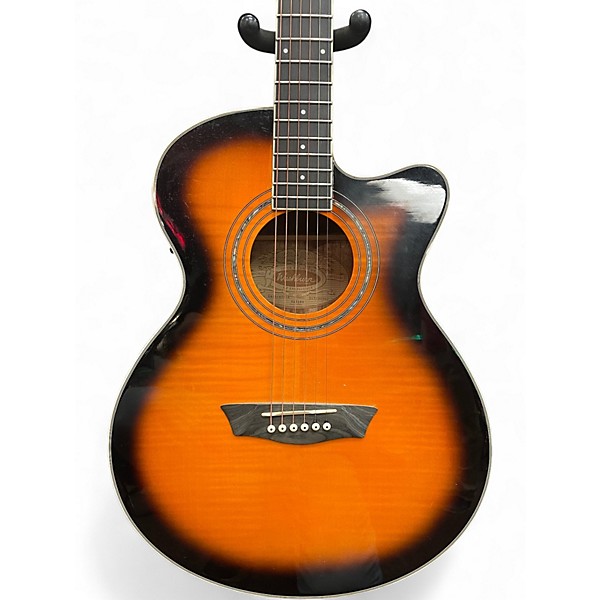 Used Washburn ea15 with tonewoodamp solo Sunburst Acoustic Electric Guitar