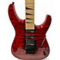 Used Jackson js34q red quilt Solid Body Electric Guitar