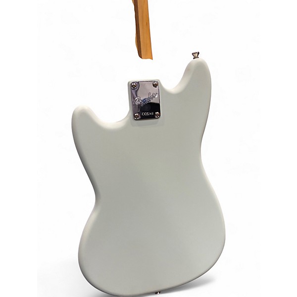 Used Fender American Performer Mustang Satin Sonic Blue Solid Body Electric Guitar