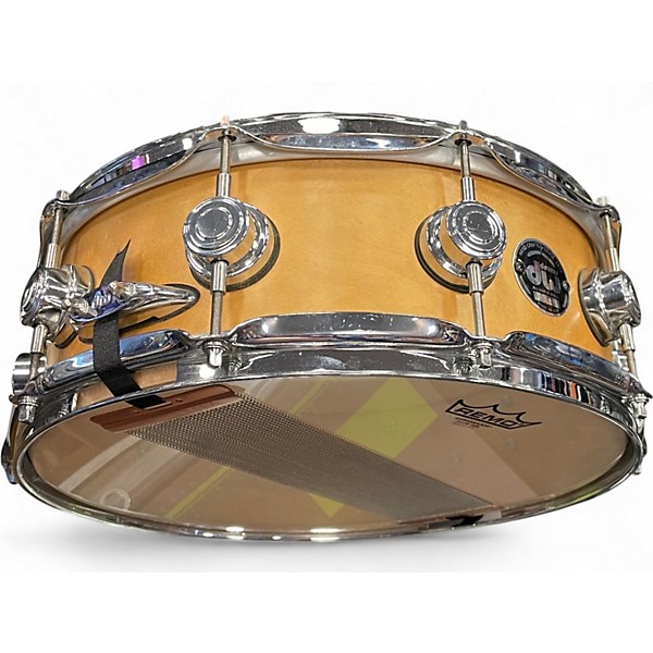 Used DW 5.5X14 Collector's Series Maple Snare Natural Drum