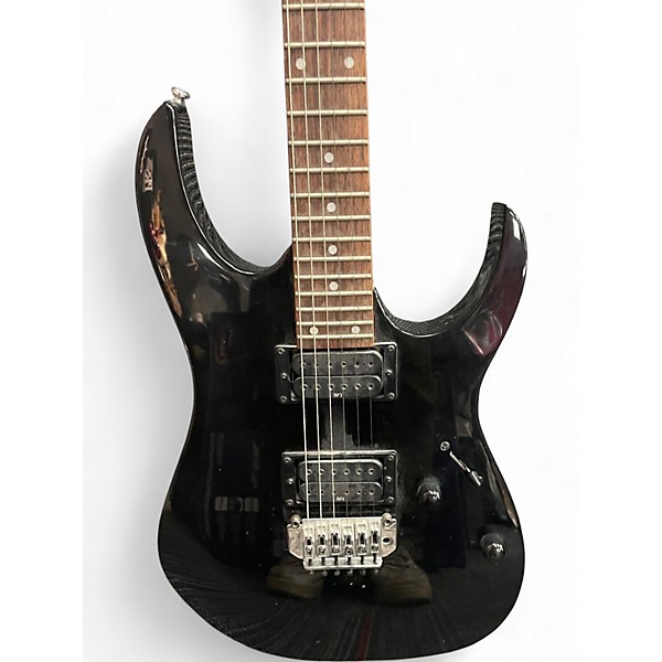 Used Ibanez RG120 Black Solid Body Electric Guitar