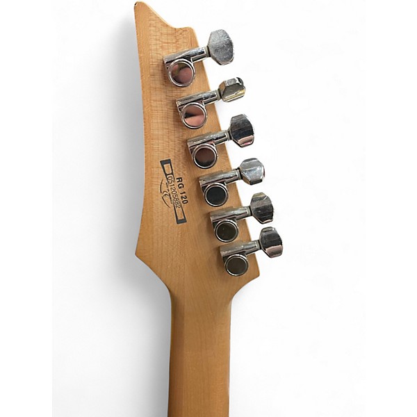 Used Ibanez RG120 Black Solid Body Electric Guitar