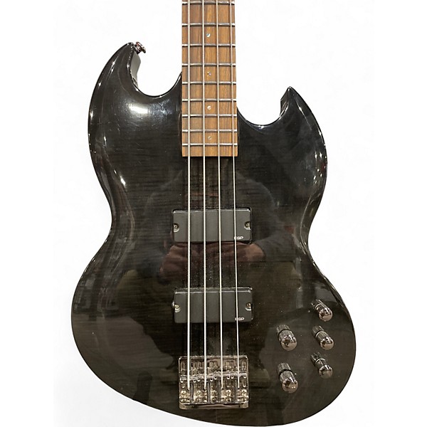 Used 2008 ESP LTD Viper 154DX See Through Black Electric Bass Guitar