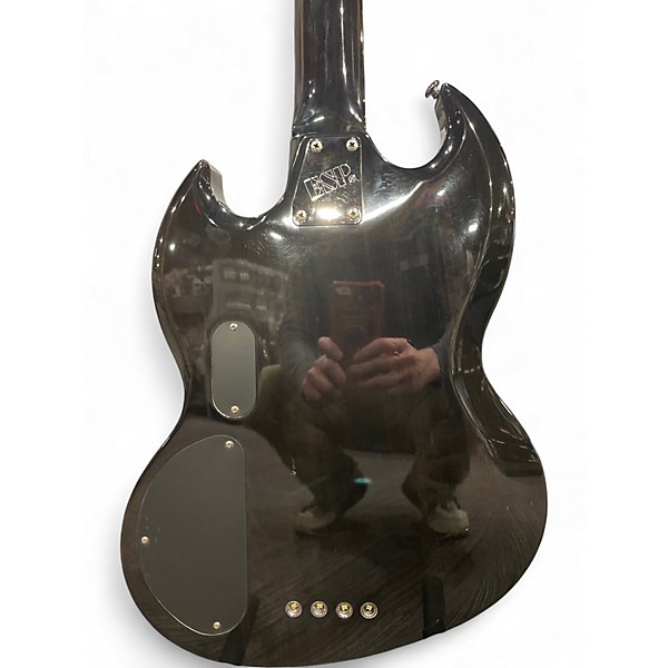 Used 2008 ESP LTD Viper 154DX See Through Black Electric Bass Guitar
