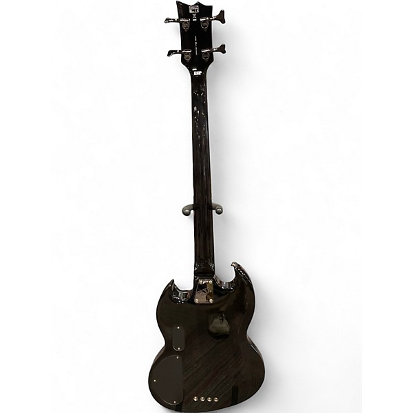 Used 2008 ESP LTD Viper 154DX See Through Black Electric Bass Guitar