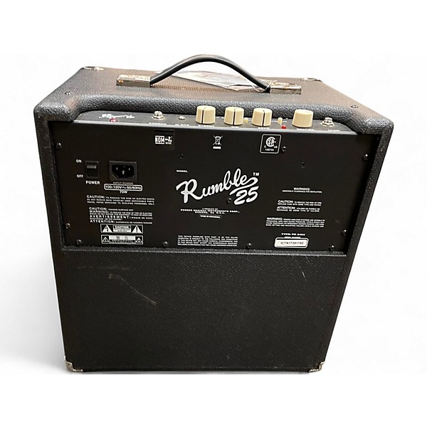 Used Fender Rumble 25 Bass Combo Amp