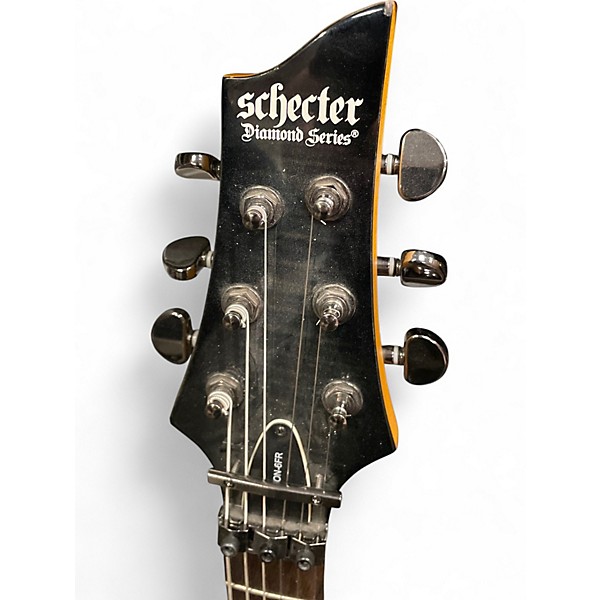 Used Schecter Guitar Research DEMON 6FR BLACK Solid Body Electric Guitar