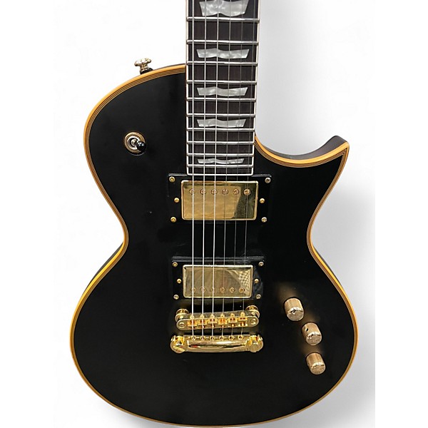 Used ESP LTD EC1000 Deluxe Matte Black Solid Body Electric Guitar
