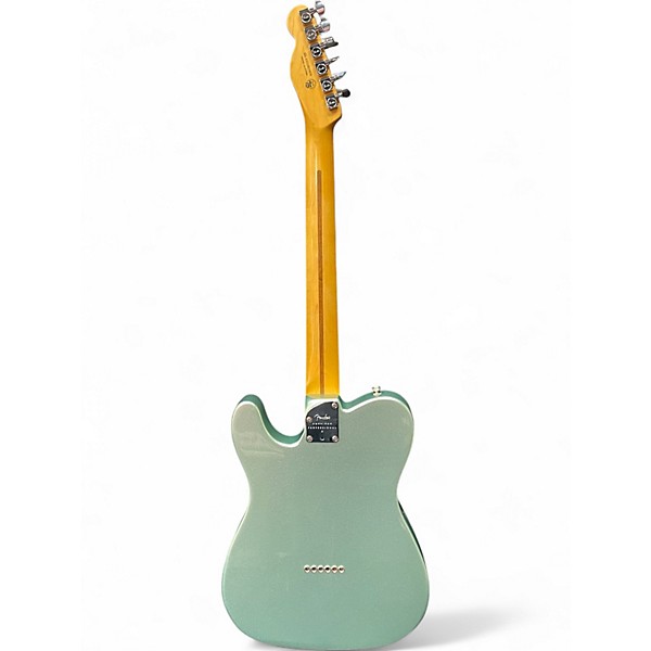 Used 2021 Fender American Professional II Telecaster Mystic Surf Green Solid Body Electric Guitar
