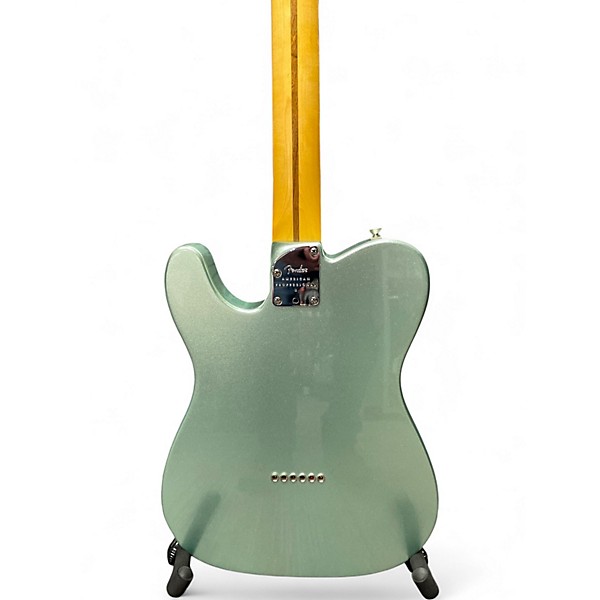 Used 2021 Fender American Professional II Telecaster Mystic Surf Green Solid Body Electric Guitar
