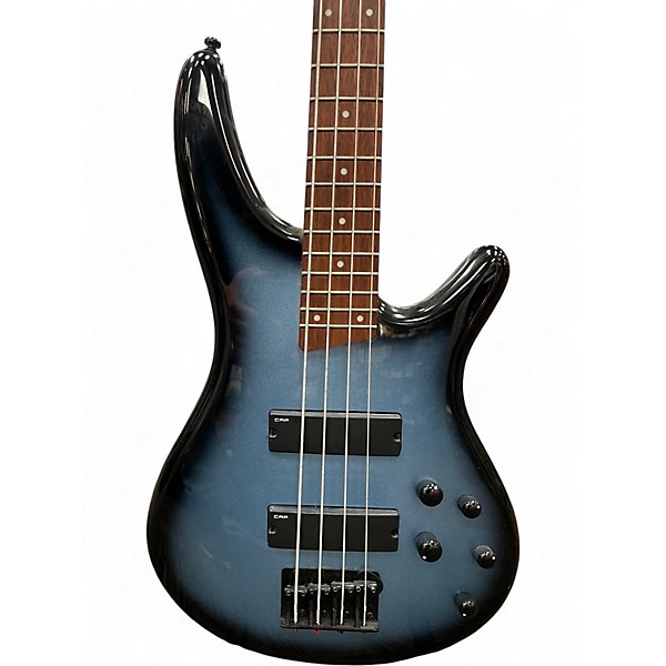 Used Ibanez SR250 soda blue sunburst Electric Bass Guitar