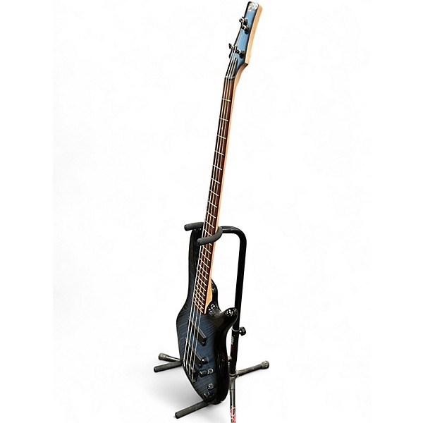 Used Ibanez SR250 soda blue sunburst Electric Bass Guitar