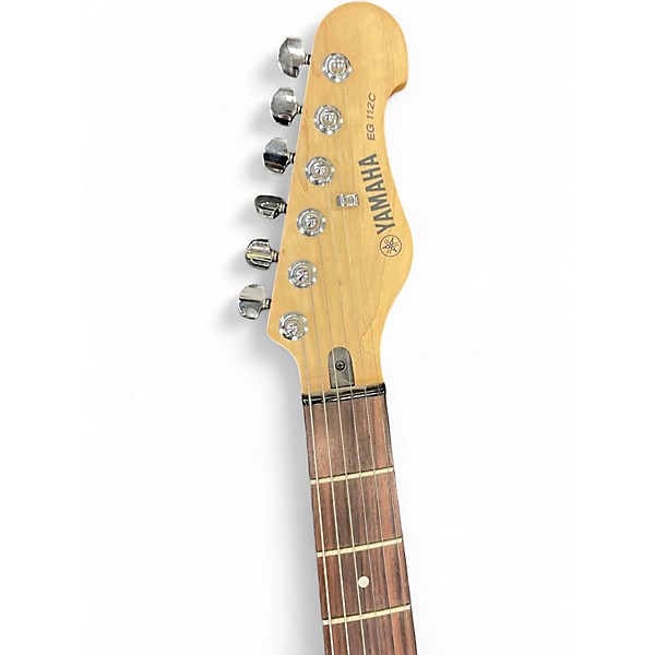 Used Yamaha EG112C Black Solid Body Electric Guitar