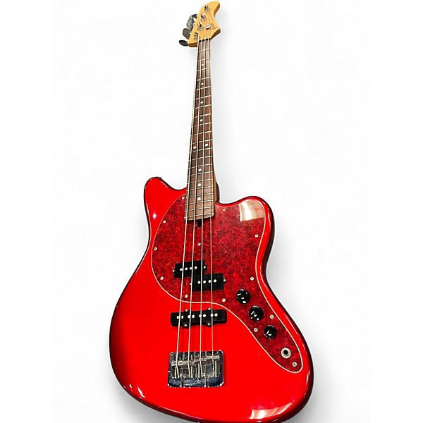 Vintage 1990 Greco JGB600 Candy Apple Red Electric Bass Guitar