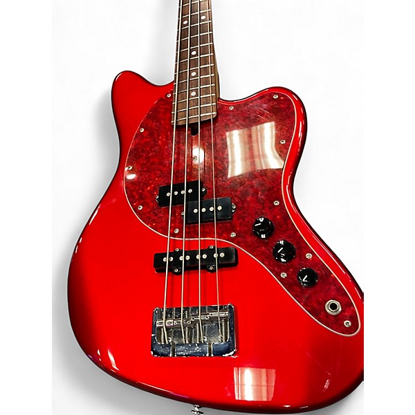 Vintage 1990 Greco JGB600 Candy Apple Red Electric Bass Guitar