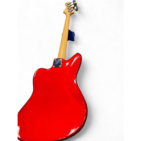 Vintage 1990 Greco JGB600 Candy Apple Red Electric Bass Guitar