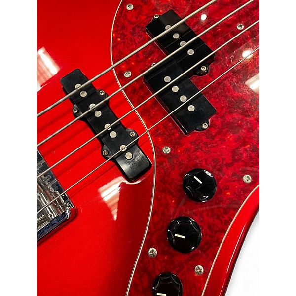 Vintage 1990 Greco JGB600 Candy Apple Red Electric Bass Guitar