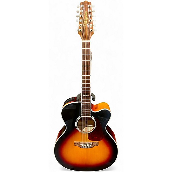 Used Takamine GJ72CE-12 2 Color Sunburst 12 String Acoustic Electric Guitar