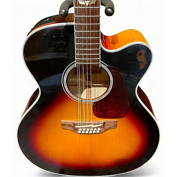 Used Takamine GJ72CE-12 2 Color Sunburst 12 String Acoustic Electric Guitar