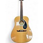 Used Fender FA-125 Natural Acoustic Guitar