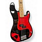 Used 2007 Squier Pete Wentz Signature Precision Bass Black Electric Bass Guitar