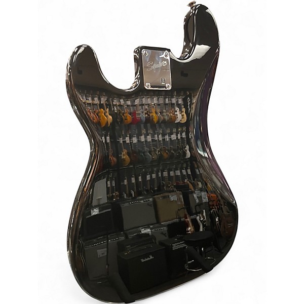 Used 2007 Squier Pete Wentz Signature Precision Bass Black Electric Bass Guitar