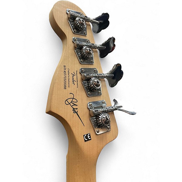 Used 2007 Squier Pete Wentz Signature Precision Bass Black Electric Bass Guitar
