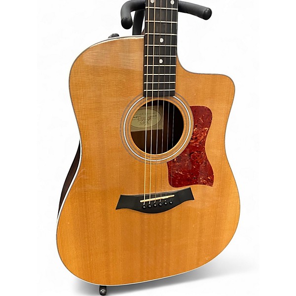 Used Taylor 210CEG Natural Acoustic Electric Guitar